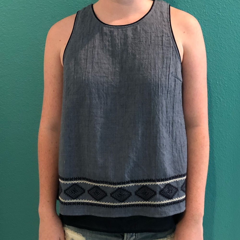 THML tank top with embroidery!